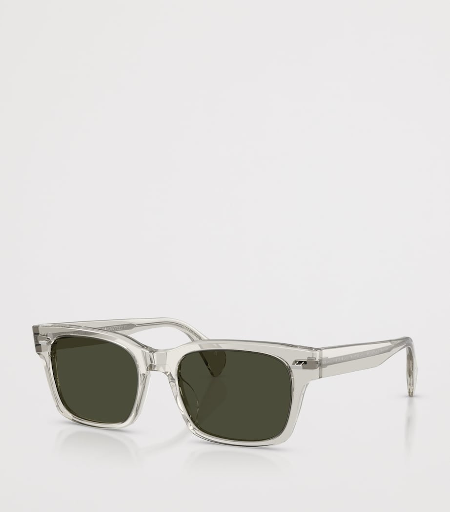 Oliver Peoples Ryce Rectangle Sunglasses Grey Image 2