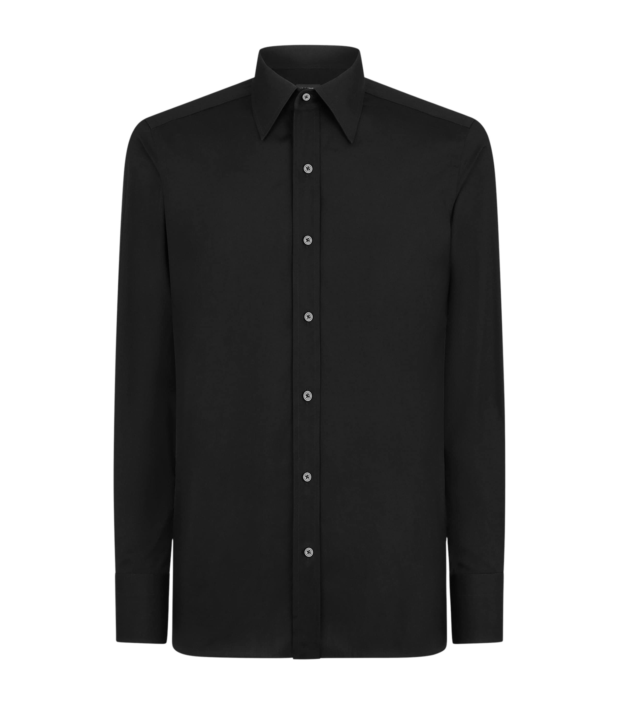 TOM FORD Silk Charmeuse Slim-fit Shirt | Harrods US