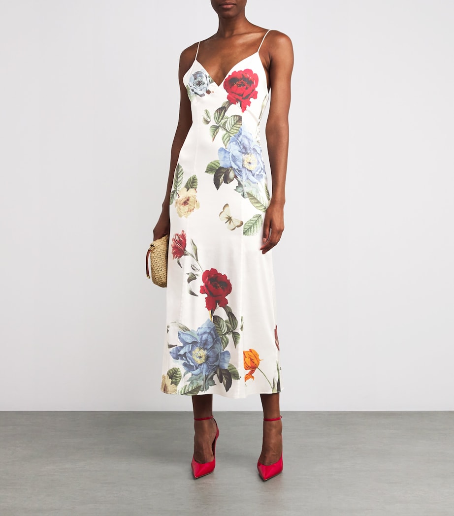 Stretch Julietta Midi Dress G108 PROVNCE FLRL LG Image 2