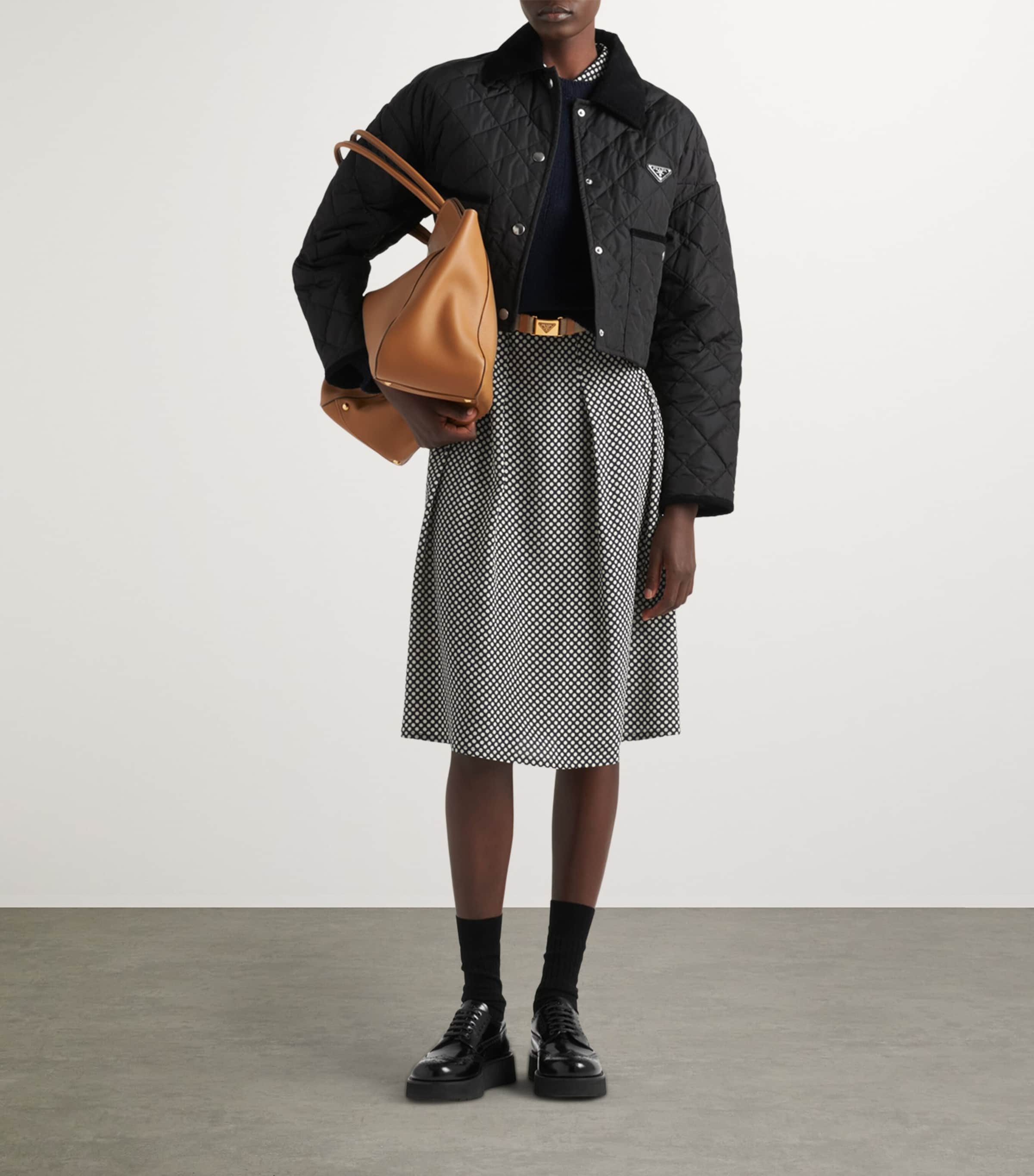 Re-Nylon Cropped Jacket F0002 Image 2