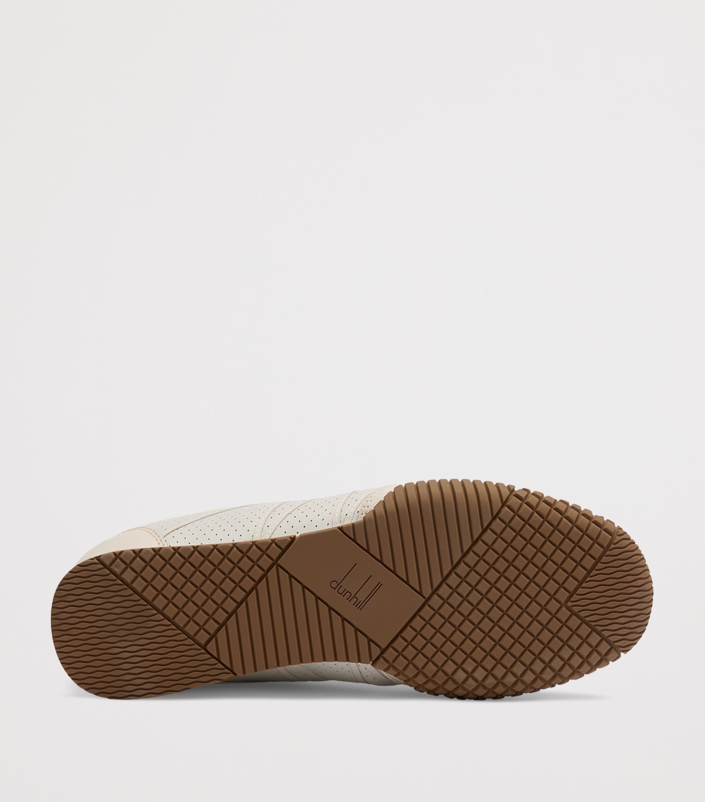 Dunhill Leather The Dunhillian Runner Sneakers White Image 6