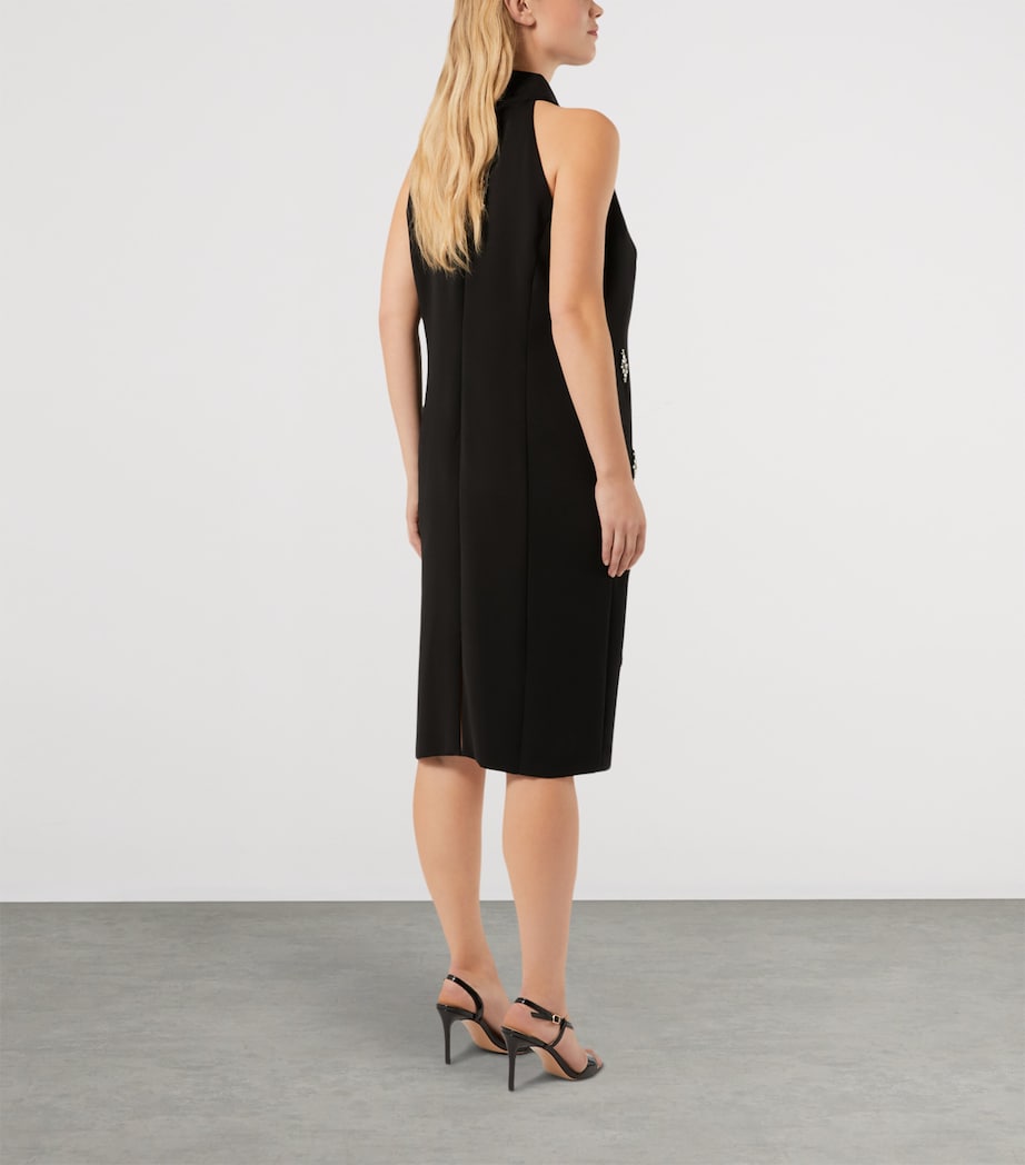 Marina Rinaldi Womens Embellished Midi Dress Black Image 4