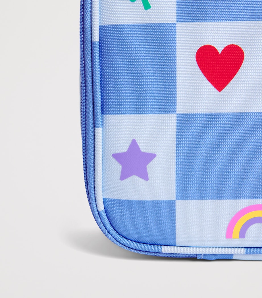 STATE Bags Rodger Lunch Box Charms Blue Check Image 4