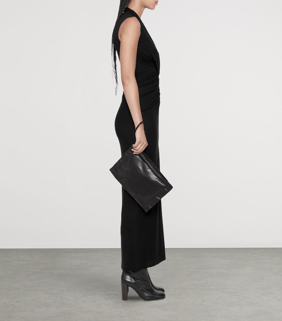 AllSaints Womens Sleeveless Dariya Midi Dress Black Image 6