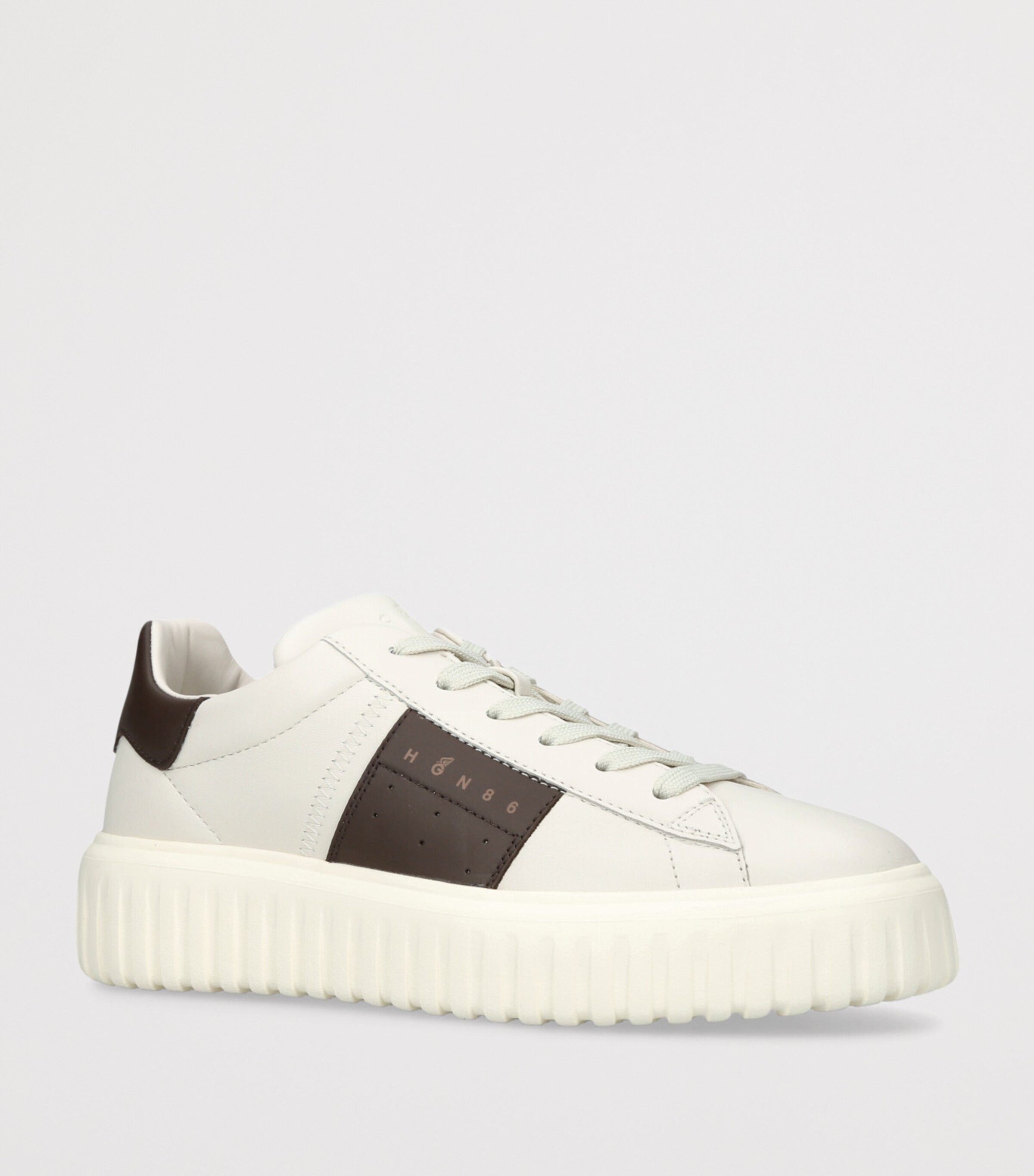 Leather H-Stripes Sneakers BONE/COMB Image 3