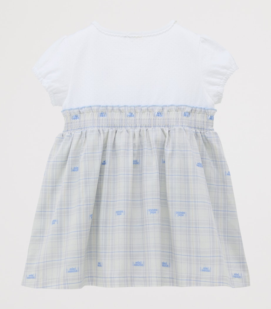 Miki House Cotton Check-Skirt Dress (2-5 Years) Image 2