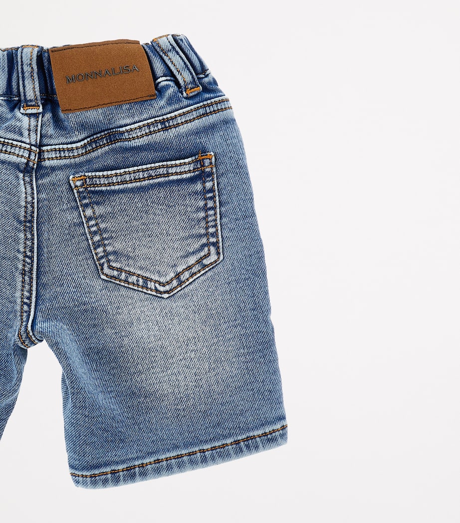 Denim Bermuda Shorts (3-36 Months) VINTAGE DENIM Image 3