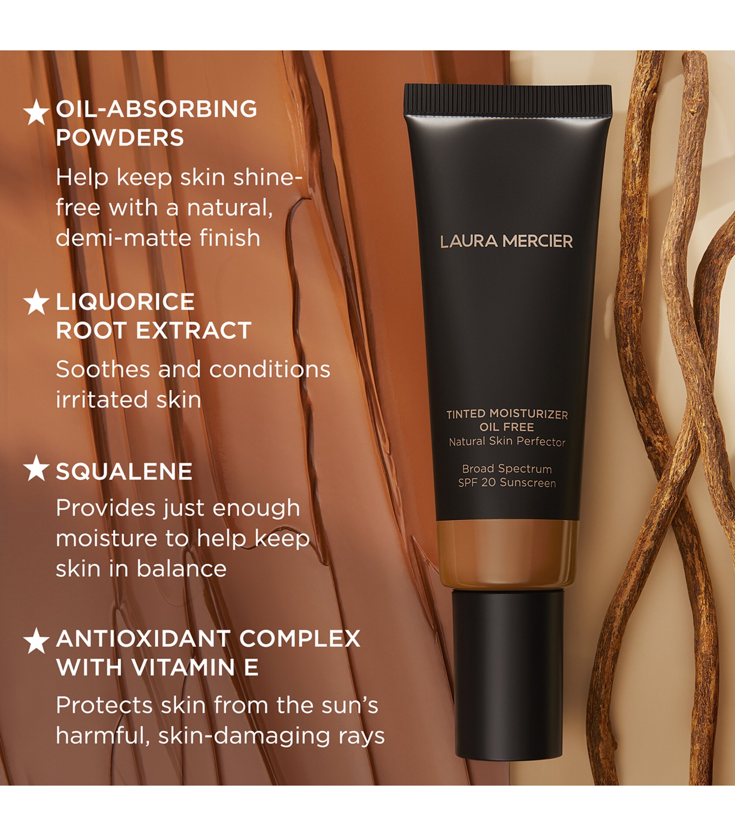 Laura Mercier Tinted Moisturizer Oil Free Natural Skin Perfector Fawn Image 6