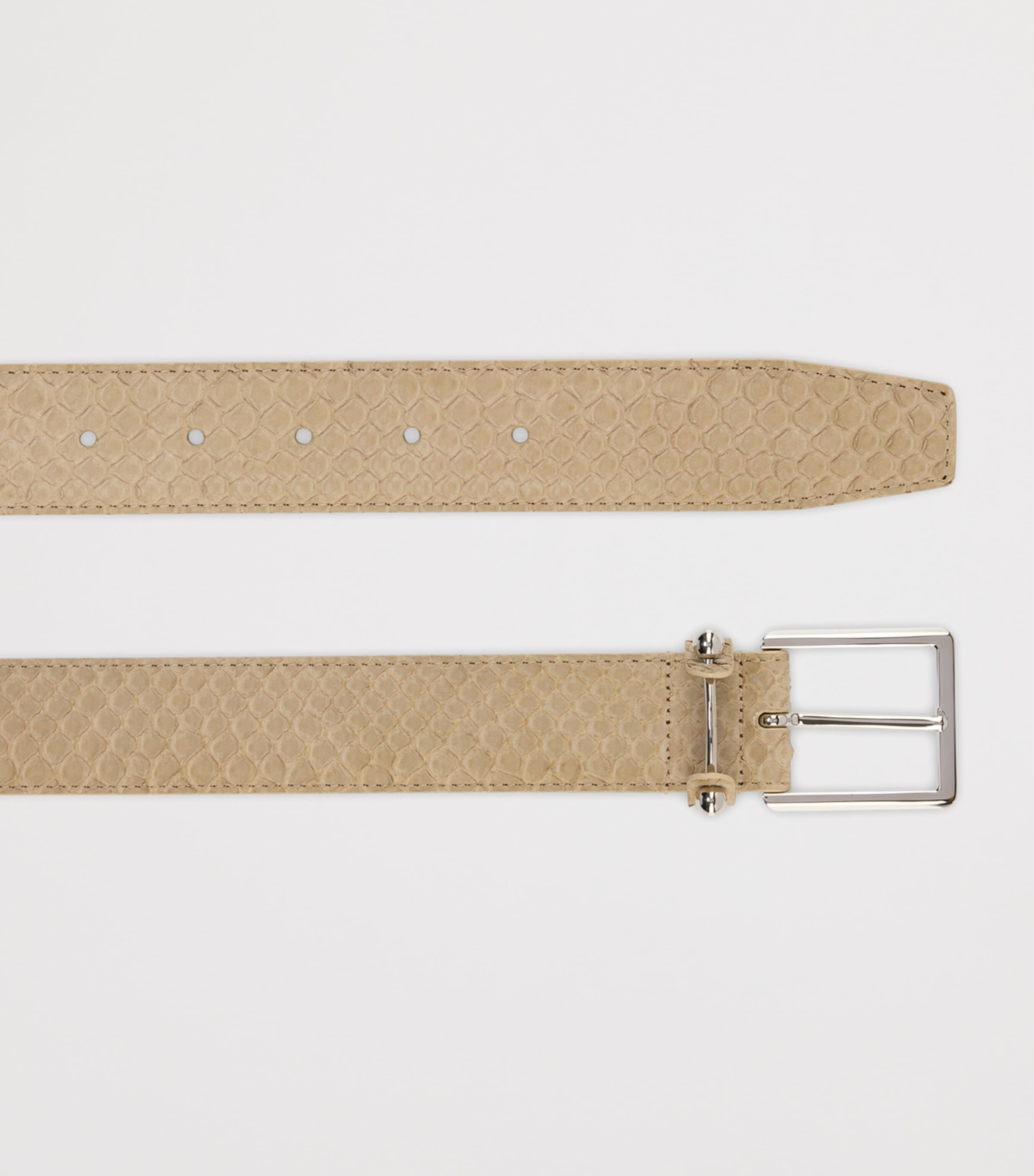 Christian Louboutin Chambeliss Python Leather Belt Image 3