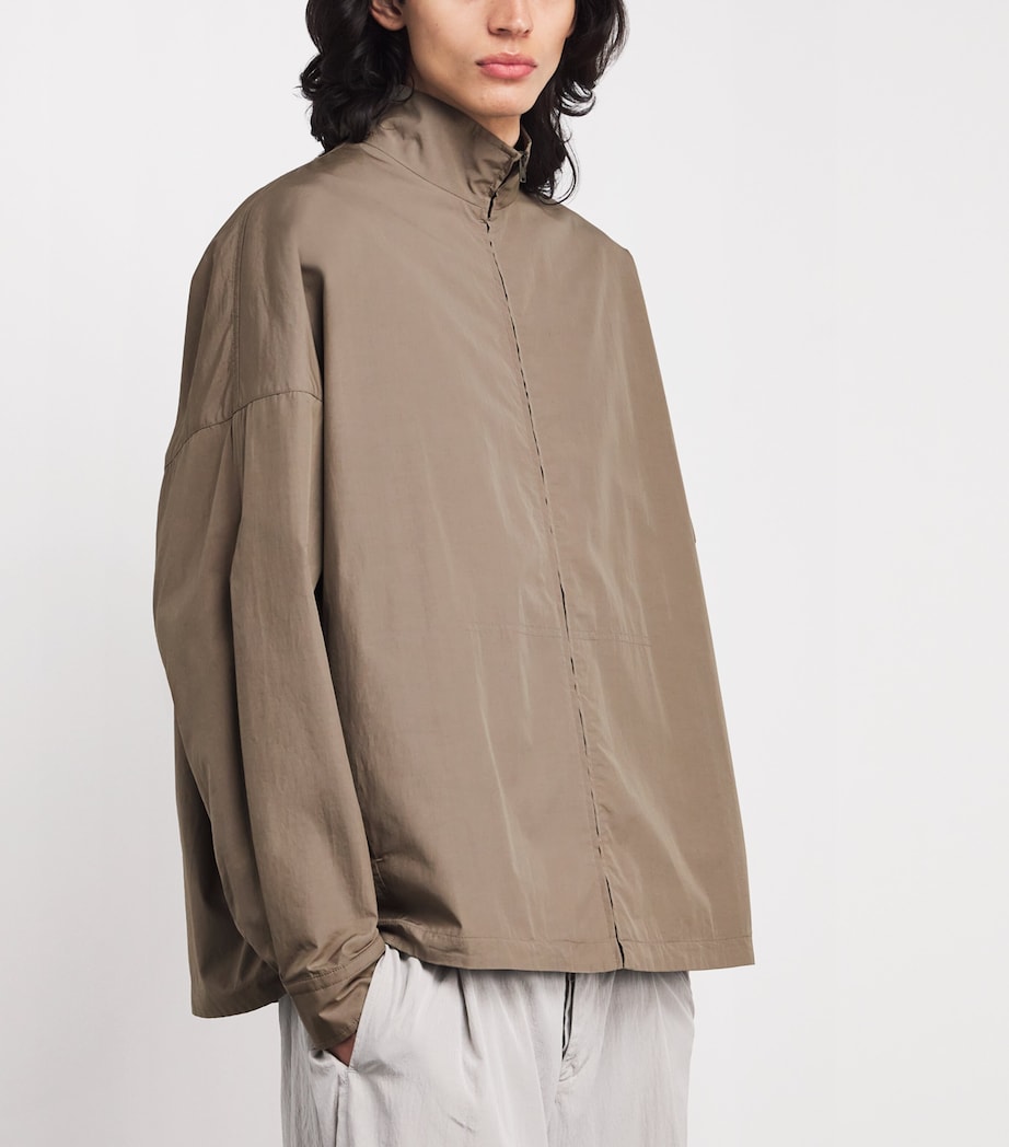 The Row Mens Trenton Cotton Jacket Leaf Green Image 3