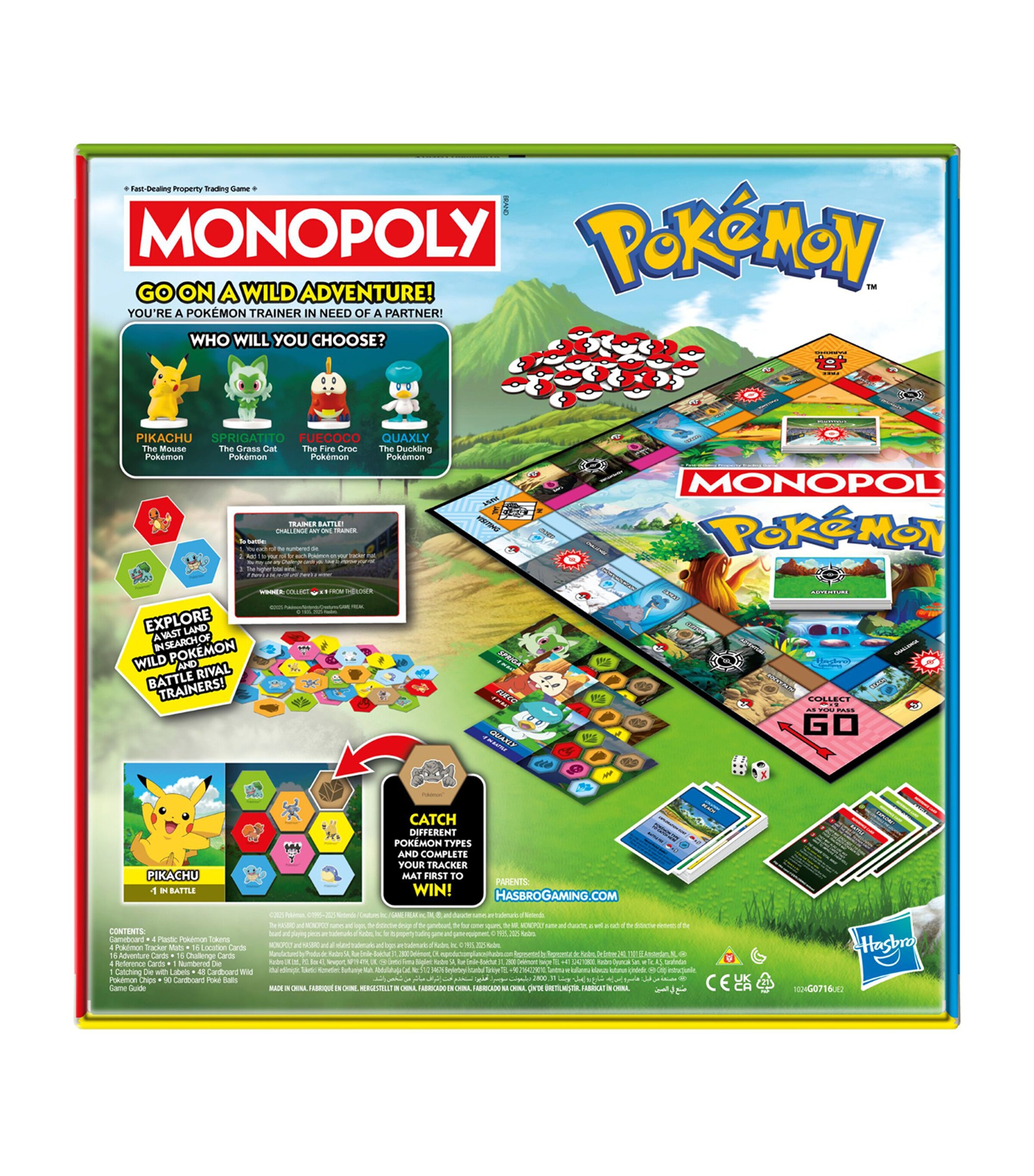 Hasbro Games Monopoly Pokémon Edition Board Game Image 8