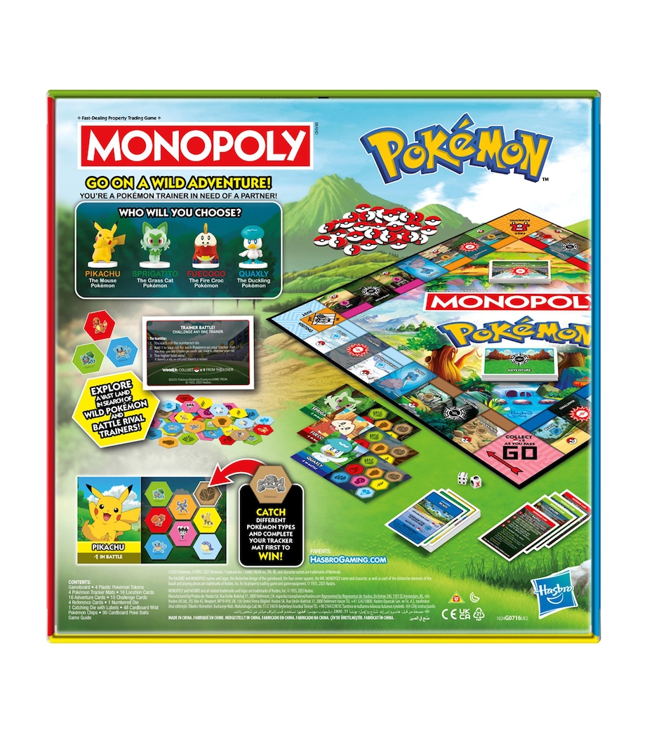 Hasbro Games Monopoly Pokémon Edition Board Game Image 8