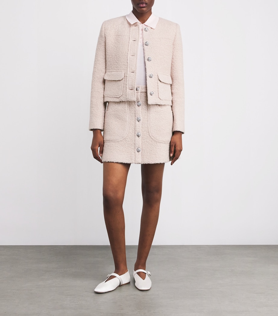 Alpaca-Cashmere Brushed Bouclé Lana Jacket BLUSH Image 2