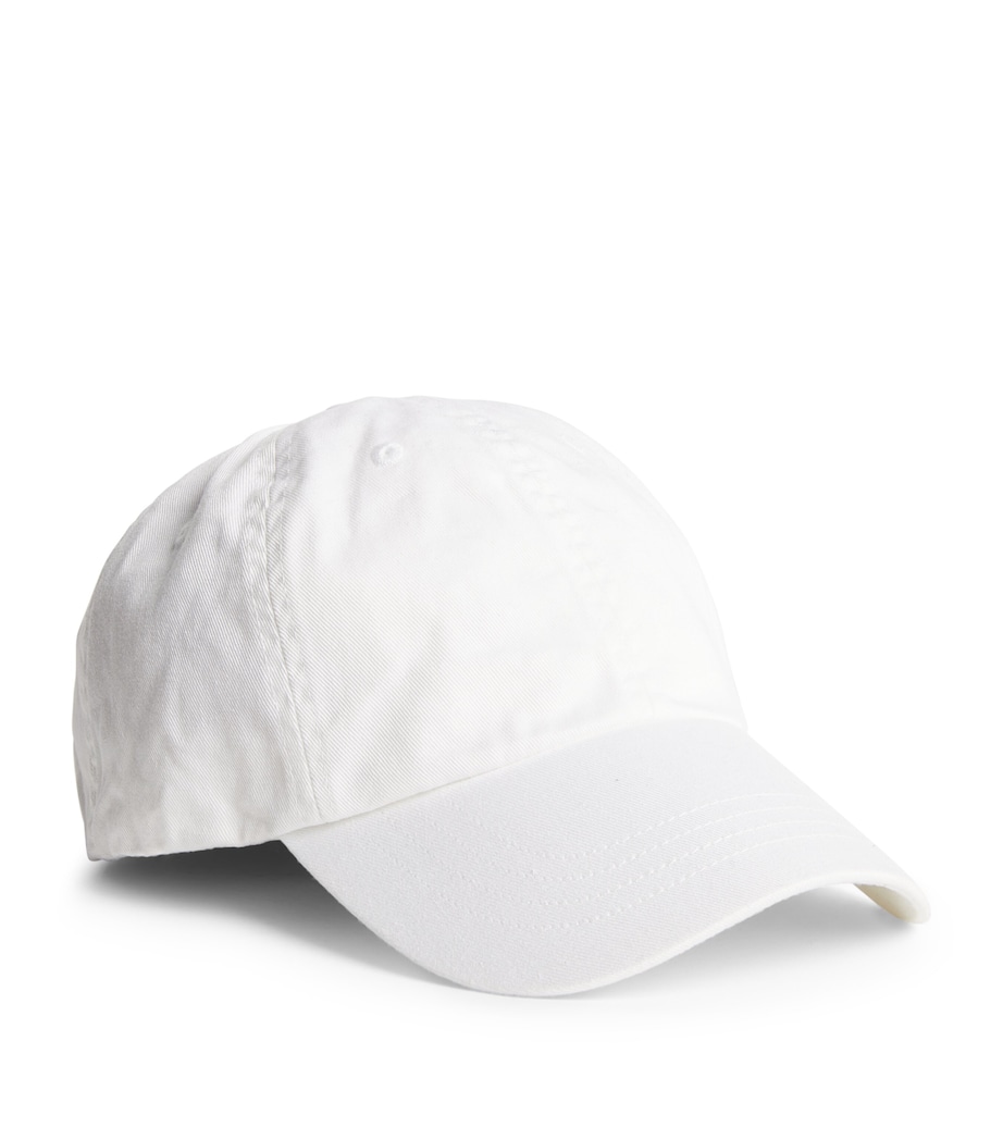 Polo Ralph Lauren Cotton Baseball Cap White Image 2