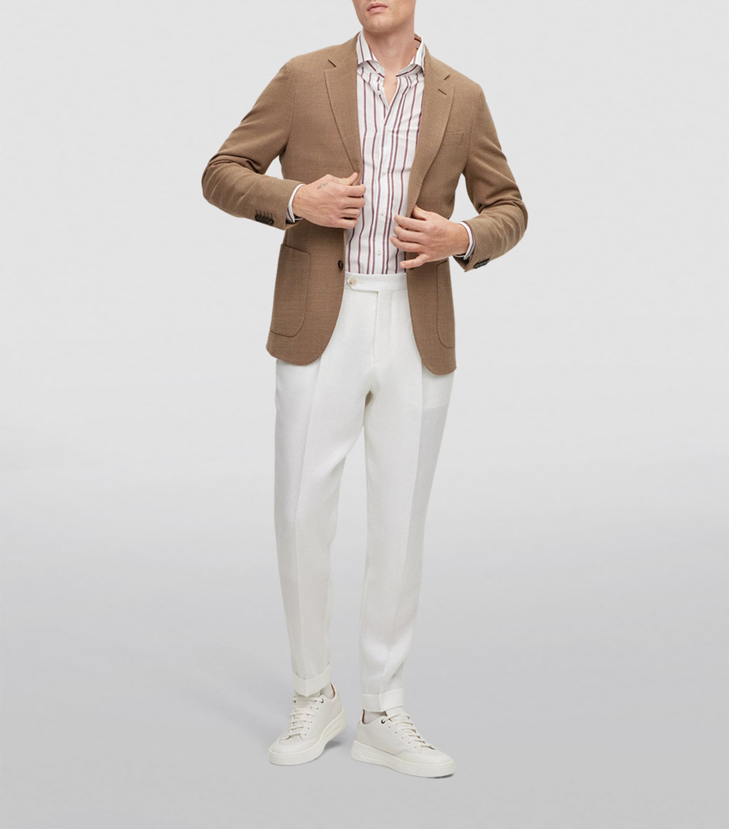 Cotton Striped Shirt 601 Image 2