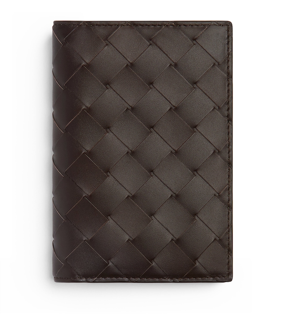 Leather Intrecciato Bifold Passport Cover 2106 Image 1