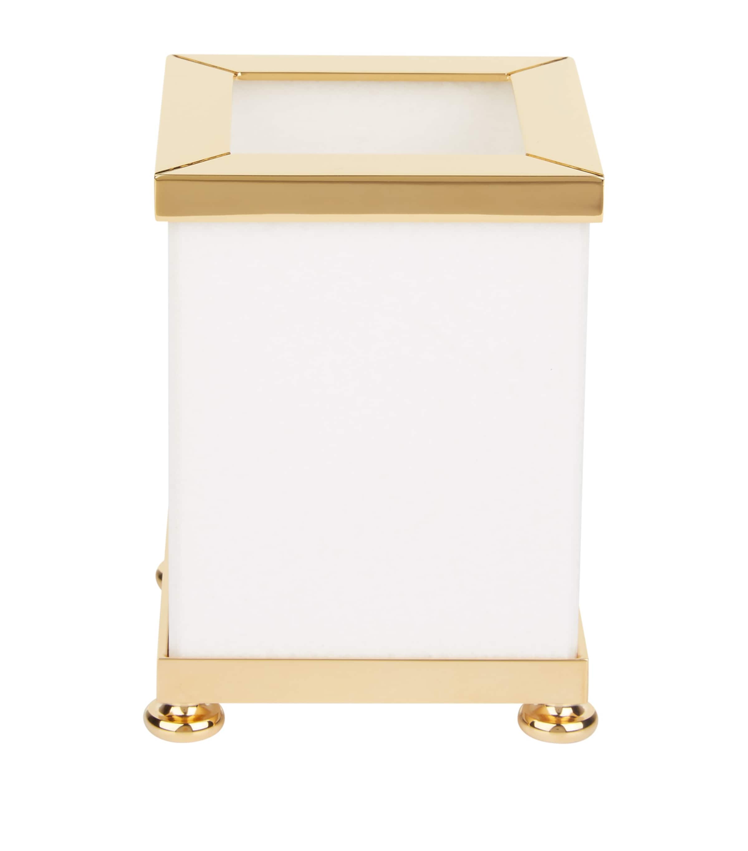 Marble Toilet Brush Holder WHITE Image 2