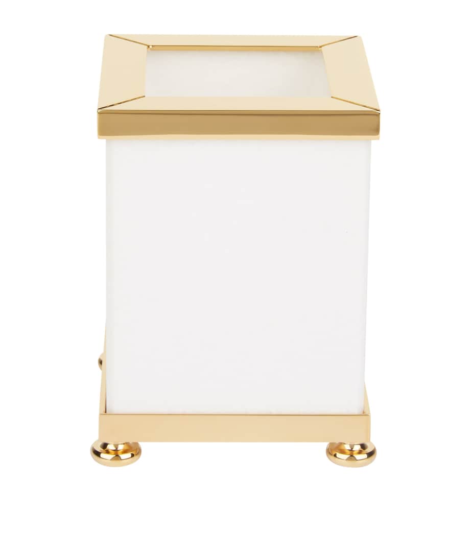 Marble Toilet Brush Holder WHITE Image 2