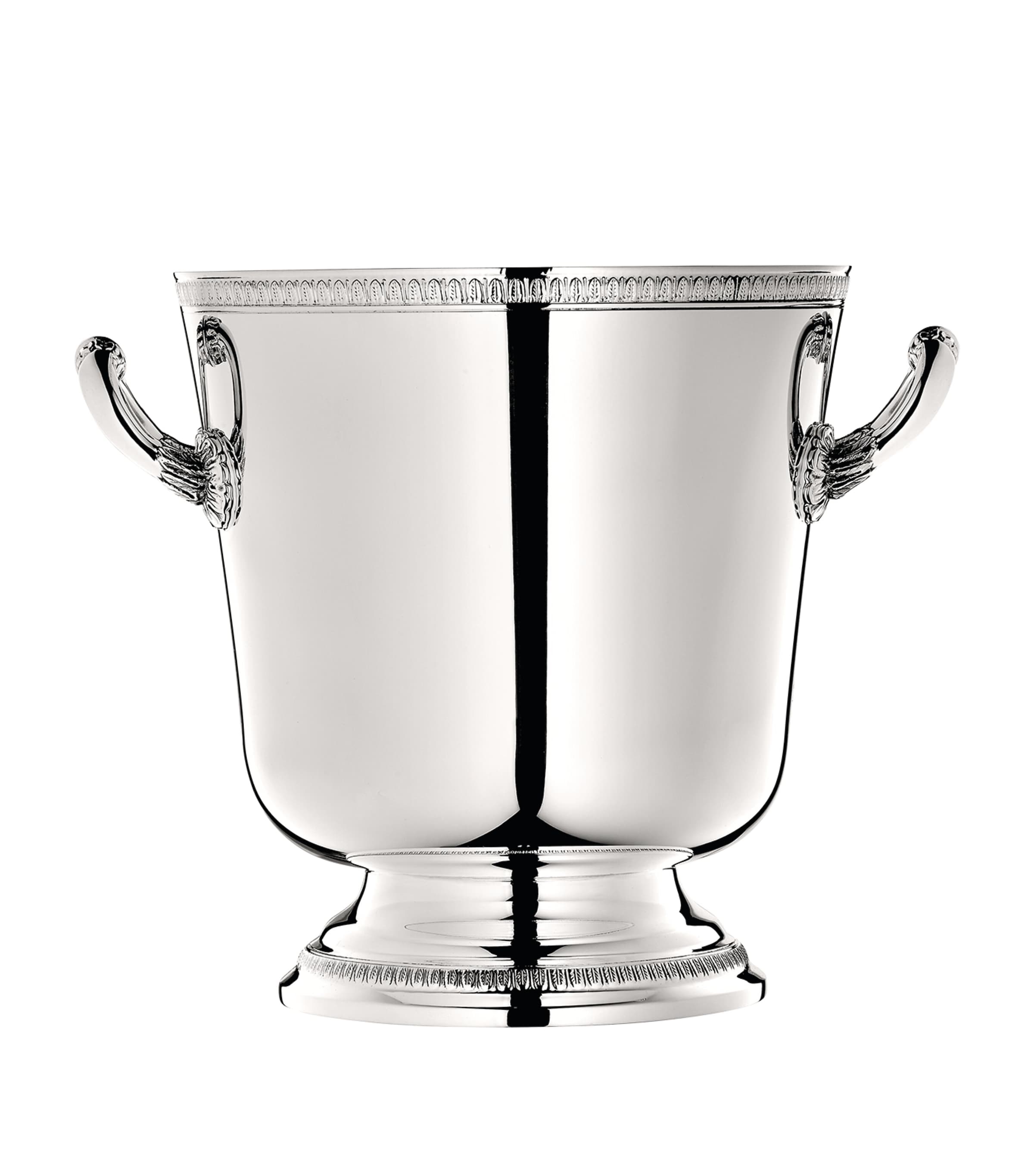 Christofle Silver-Plated Malmaison Ice Bucket | Dining | Barware | Ice Buckets & Wine Coolers | Designers | Christofle