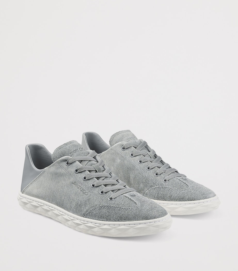 Suede-Leather Diamond Light Flex F Sneakers V DOVE MIX Image 2