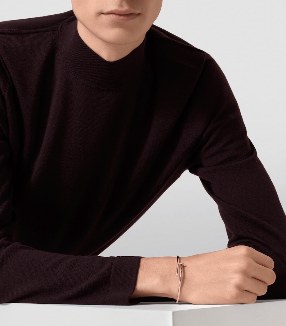 Small Rose Gold and Diamond Juste un Clou Bracelet ROSE GOLD Image 2