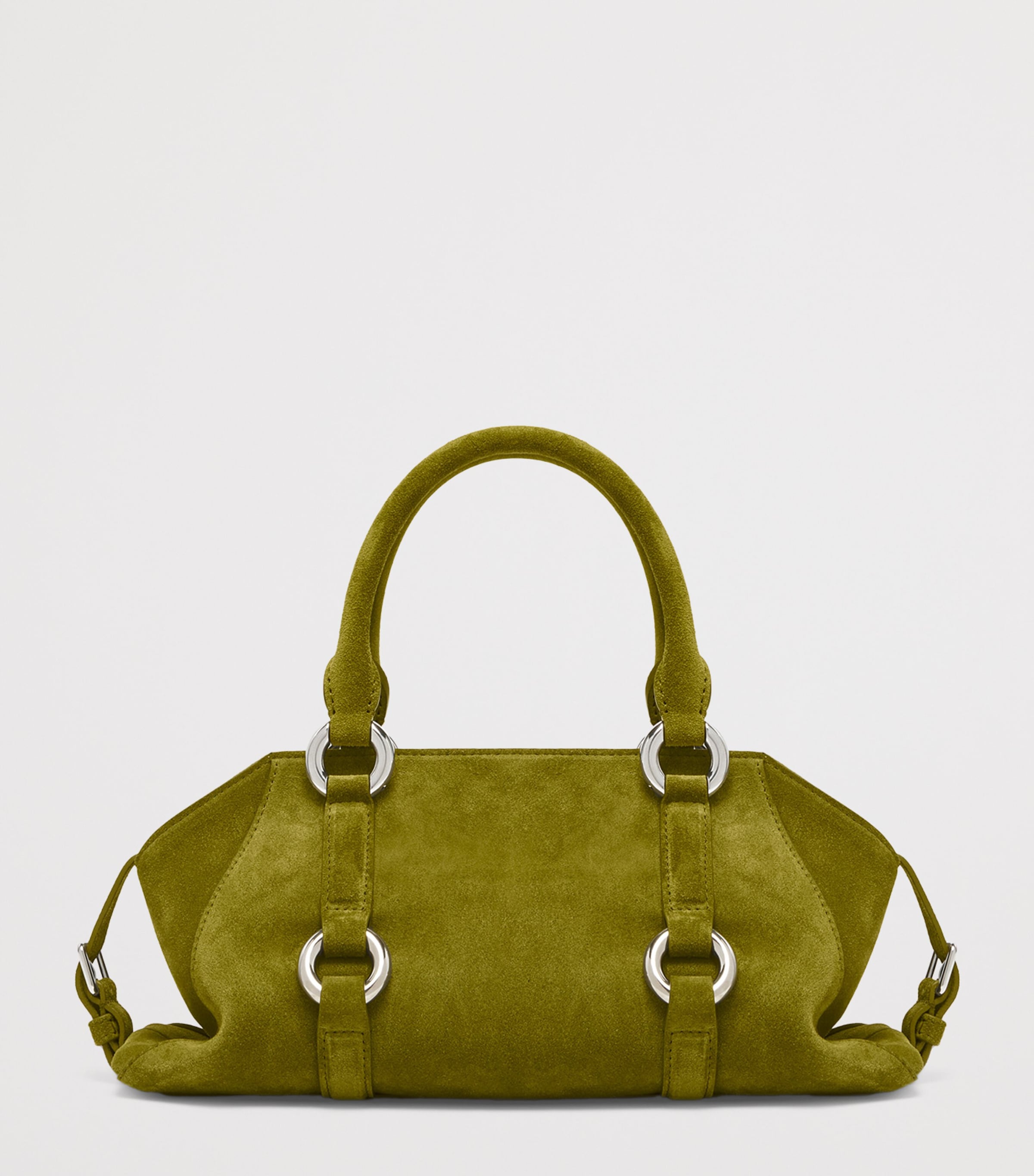Small Suede Farringdon Top-Handle Bag 3311 Image 3