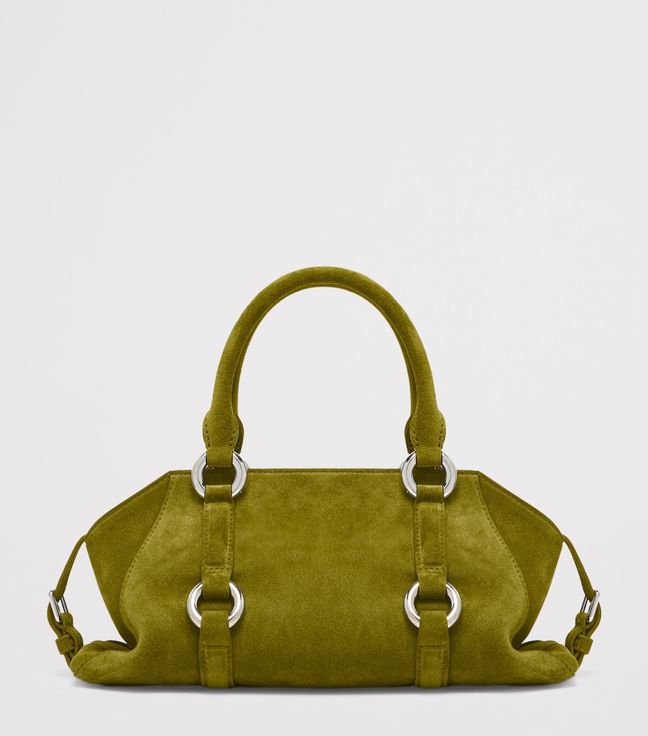 Small Suede Farringdon Top-Handle Bag 3311 Image 3