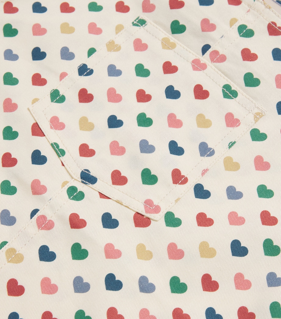 Heart Print Frankie Overall Dress (5-10 Years) COEUR COLORE Image 3