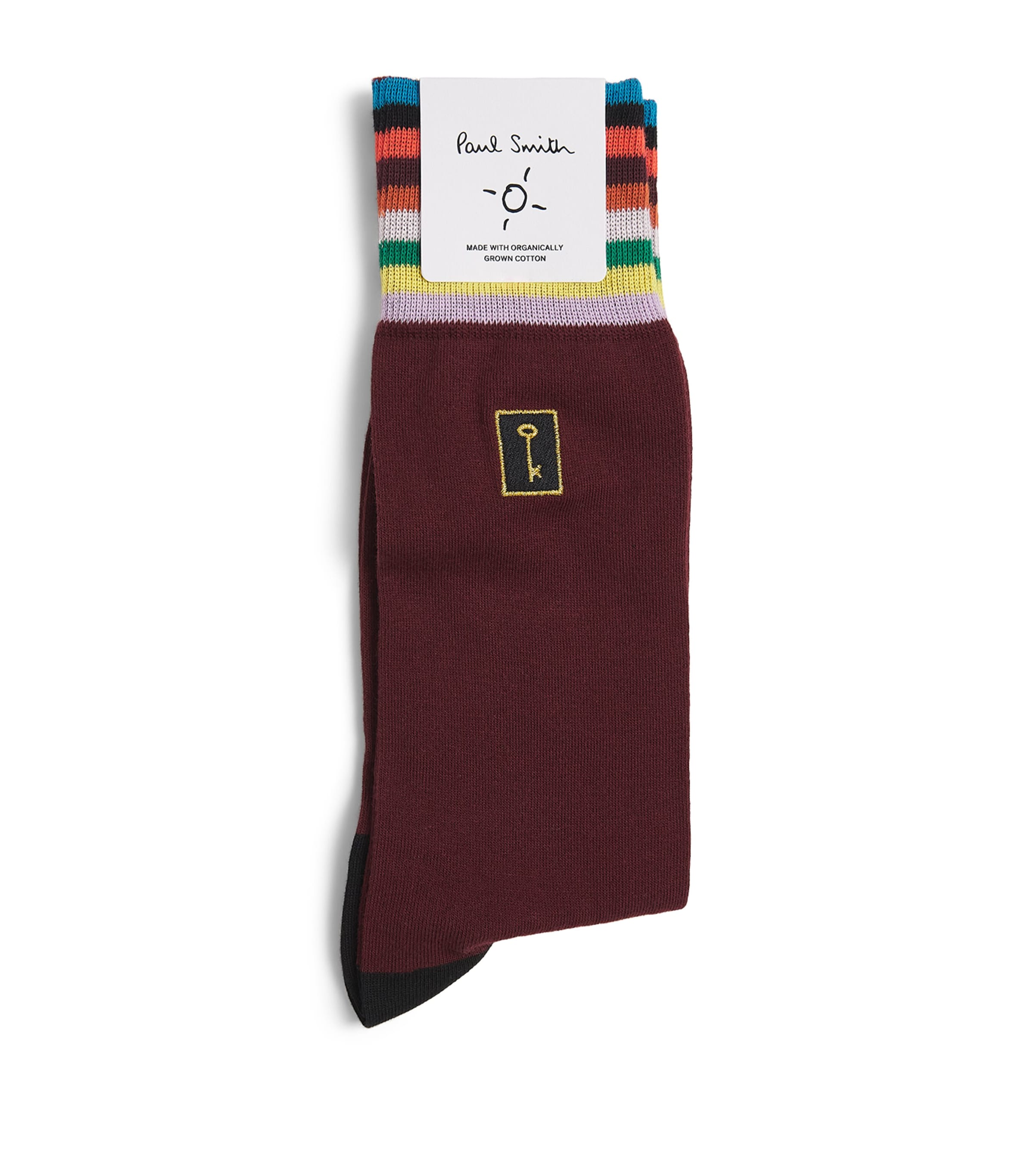 Paul Smith Mens Key Embroidered Socks Borde Image 1