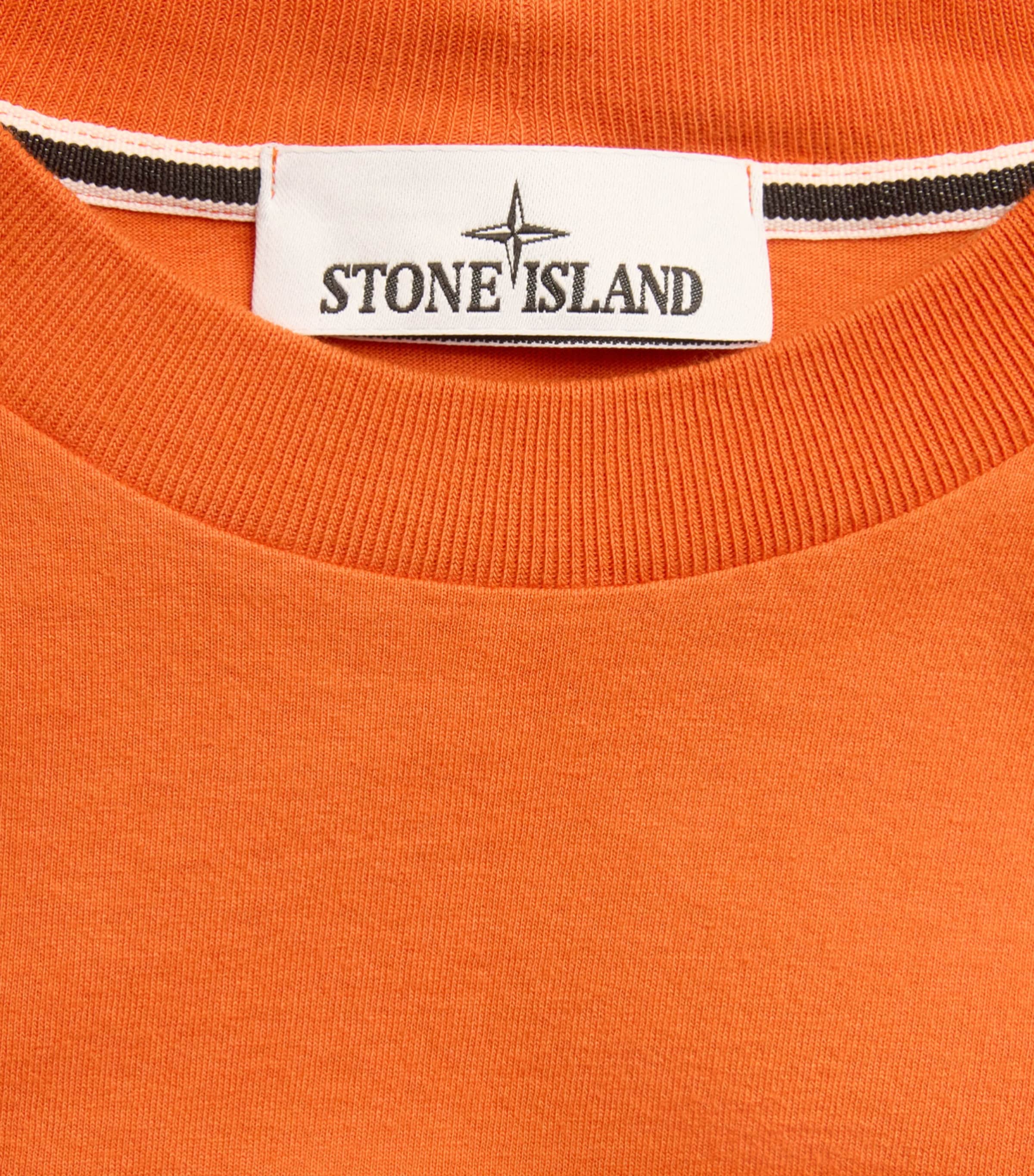 Stone Island Mens Cotton Vertical Compass T-Shirt Image 6