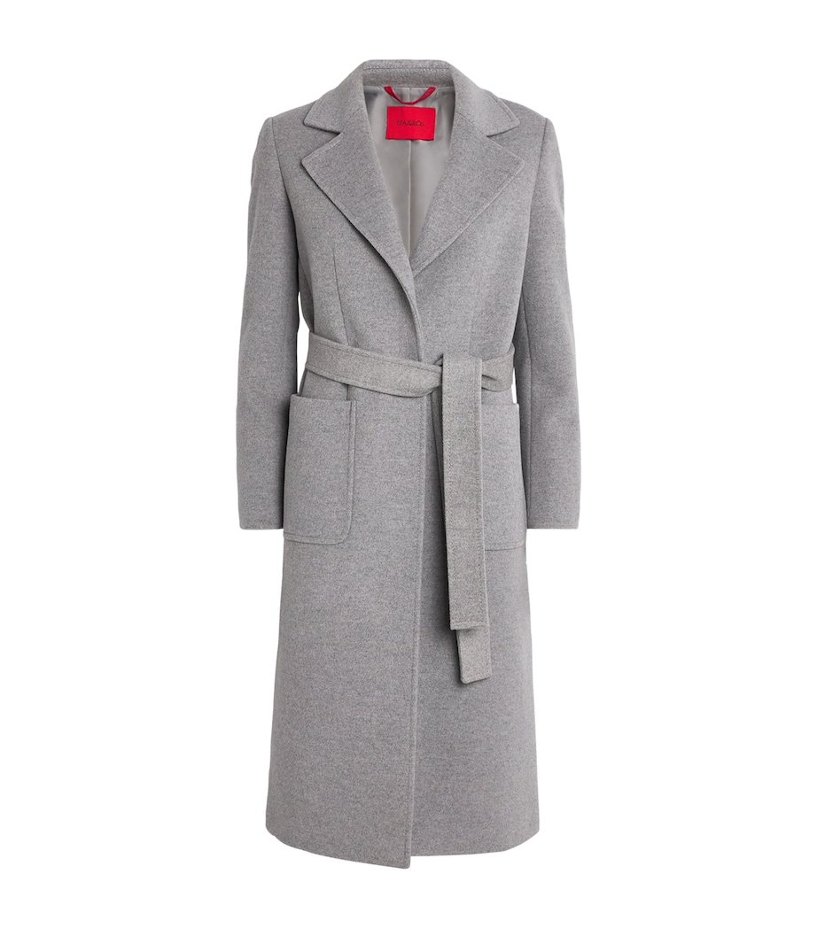 Wool Belted Coat MELANGE GREY Image 1
