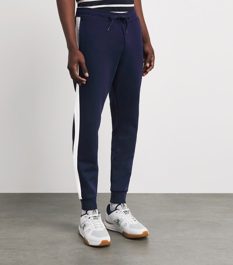 RLX Ralph Lauren Mens x Wimbledon Side-Tape Sweatpants Rfd Nvy/cer Wht Image 4