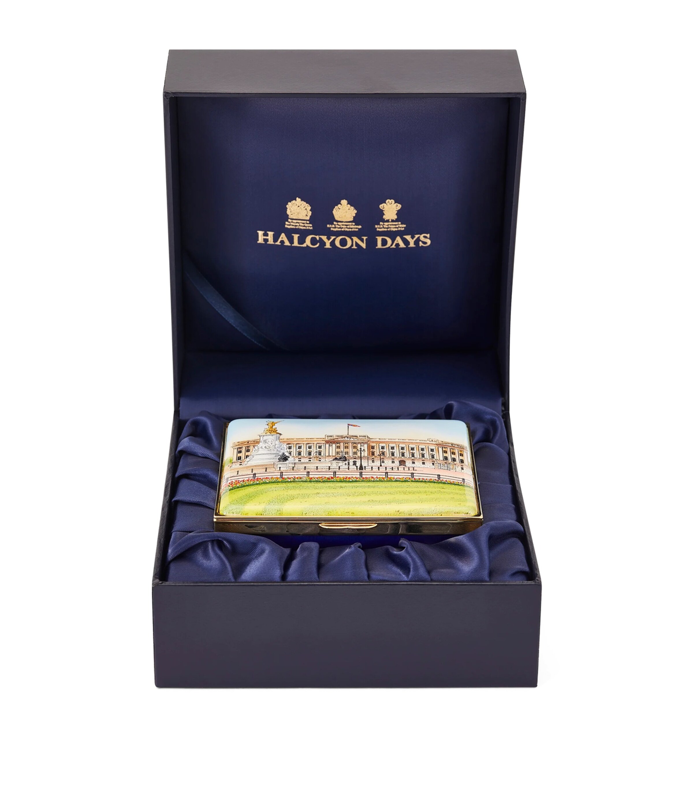 Halcyon Days Enamel Buckingham Palace Box Image 3