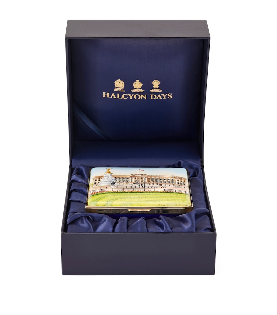 Halcyon Days Enamel Buckingham Palace Box Image 3