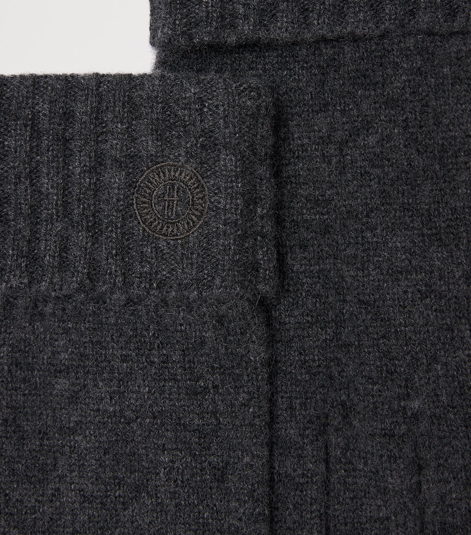 Cashmere Gloves BLACK Image 3