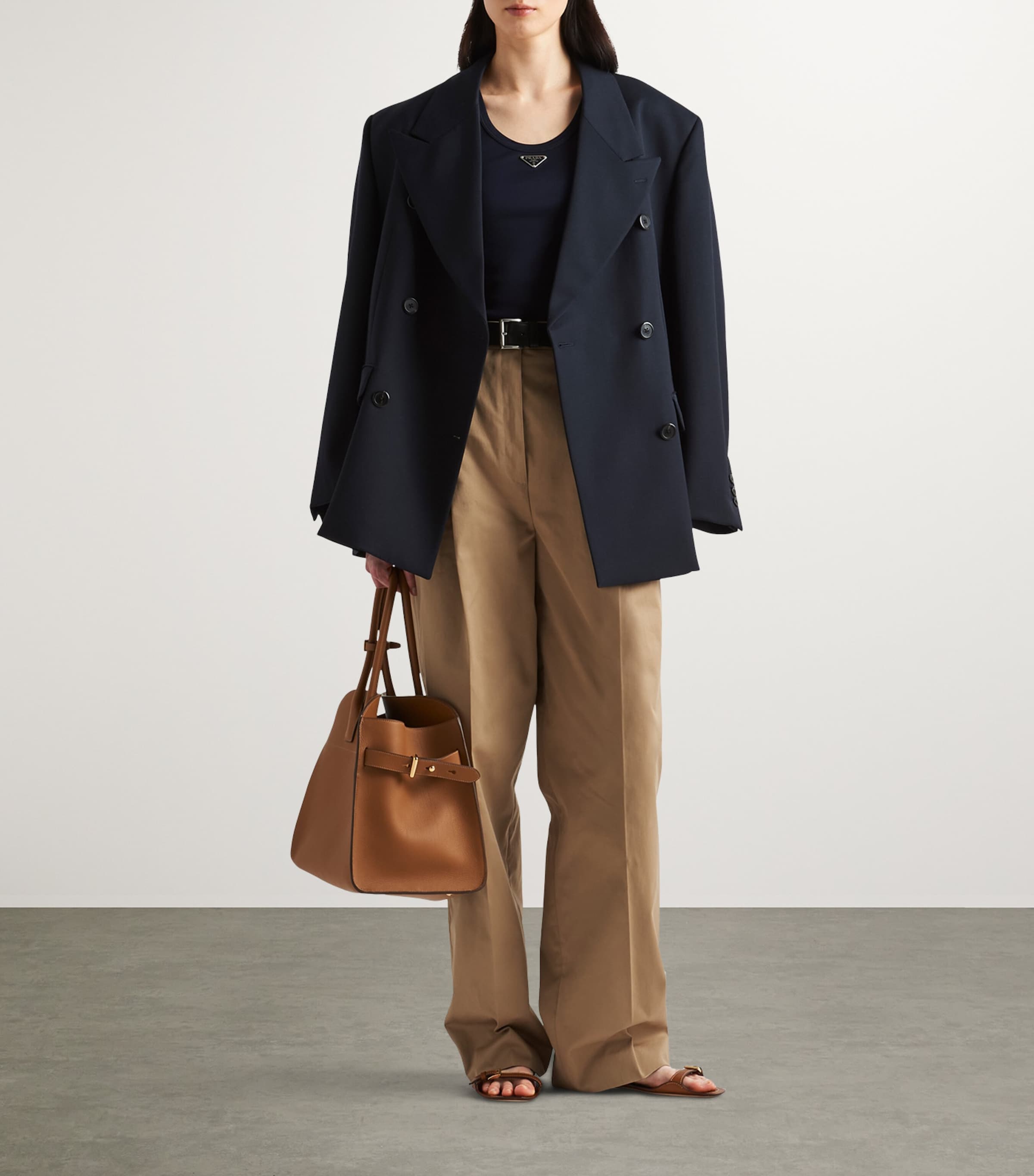 Ribbed Triangle Tank Top F0008 Image 2