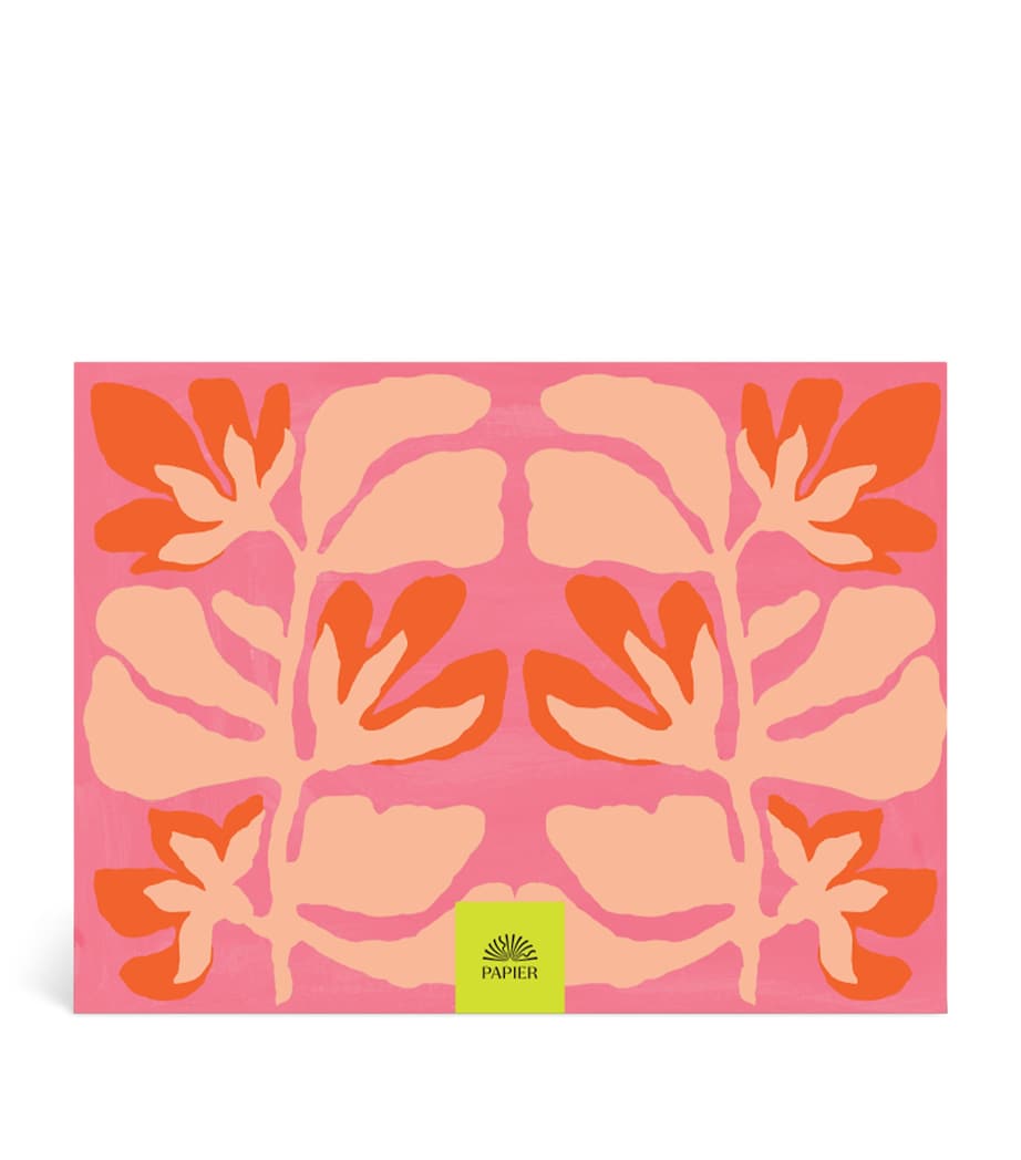 Bright Floral Weekly Desk Planner PINK Image 2