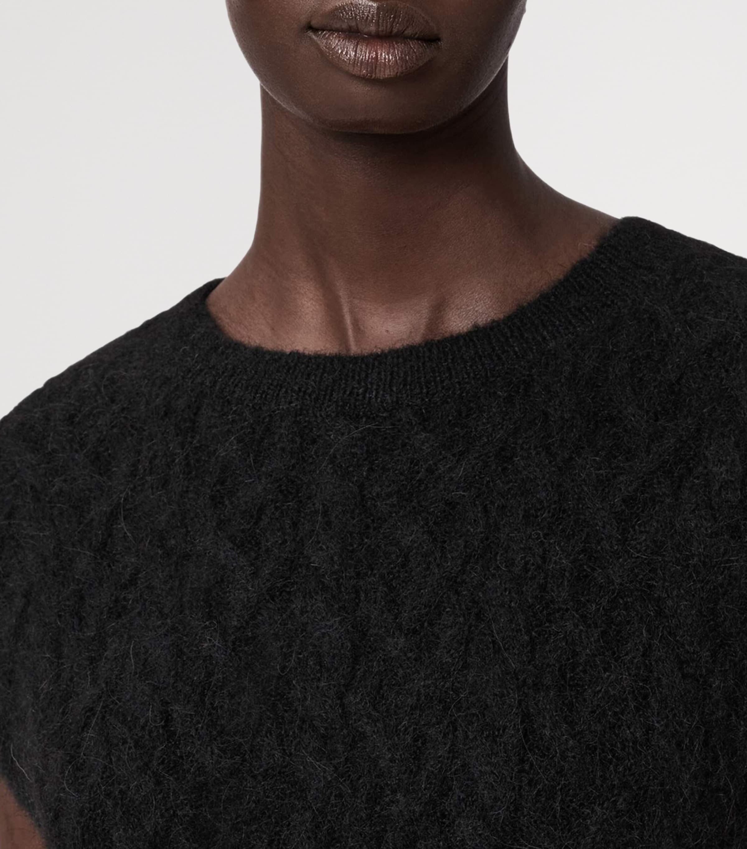 Alpaca-Blend Sirius Sweater Vest BLACK Image 6