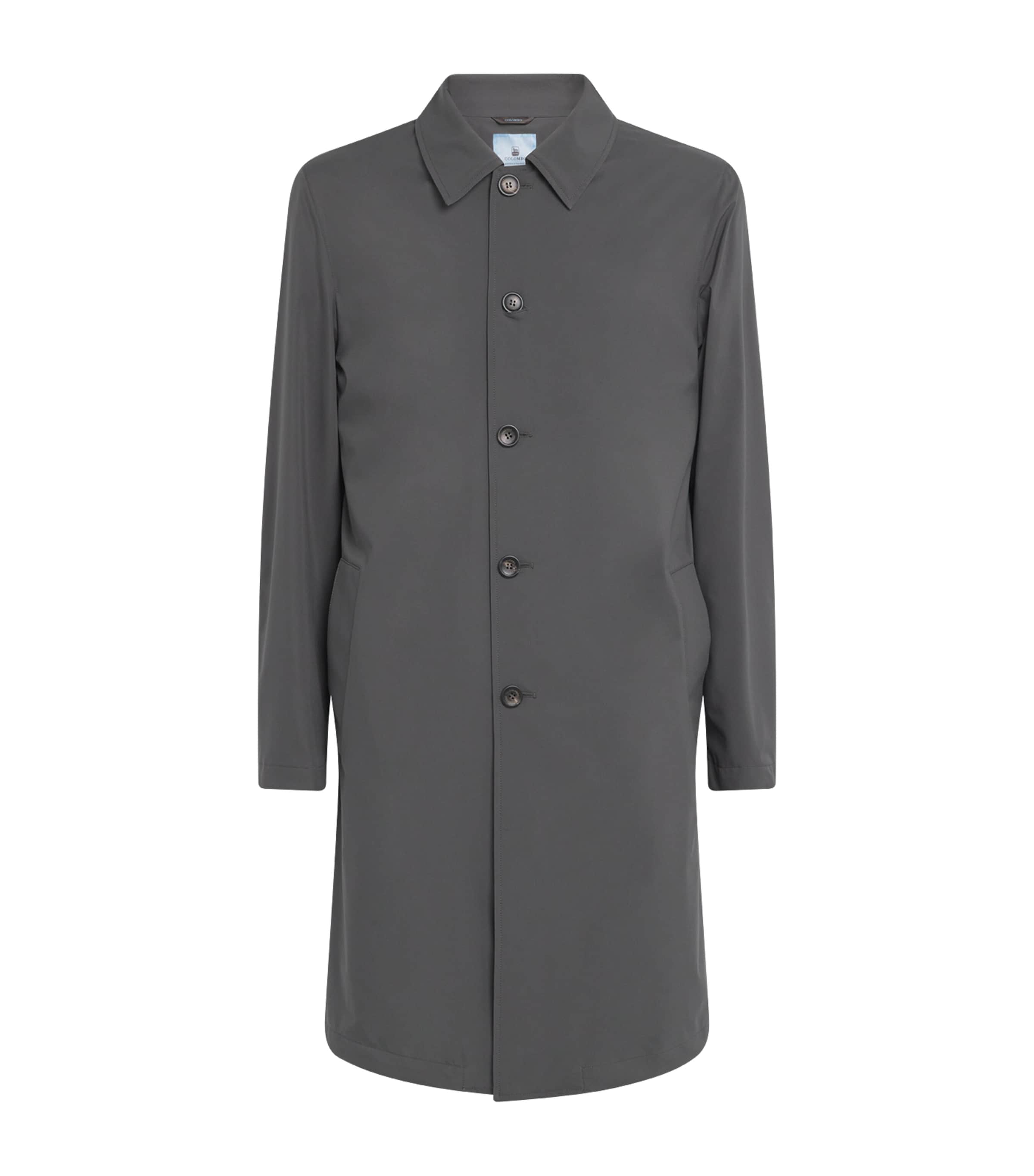 Colombo Waterproof Overcoat In Gray