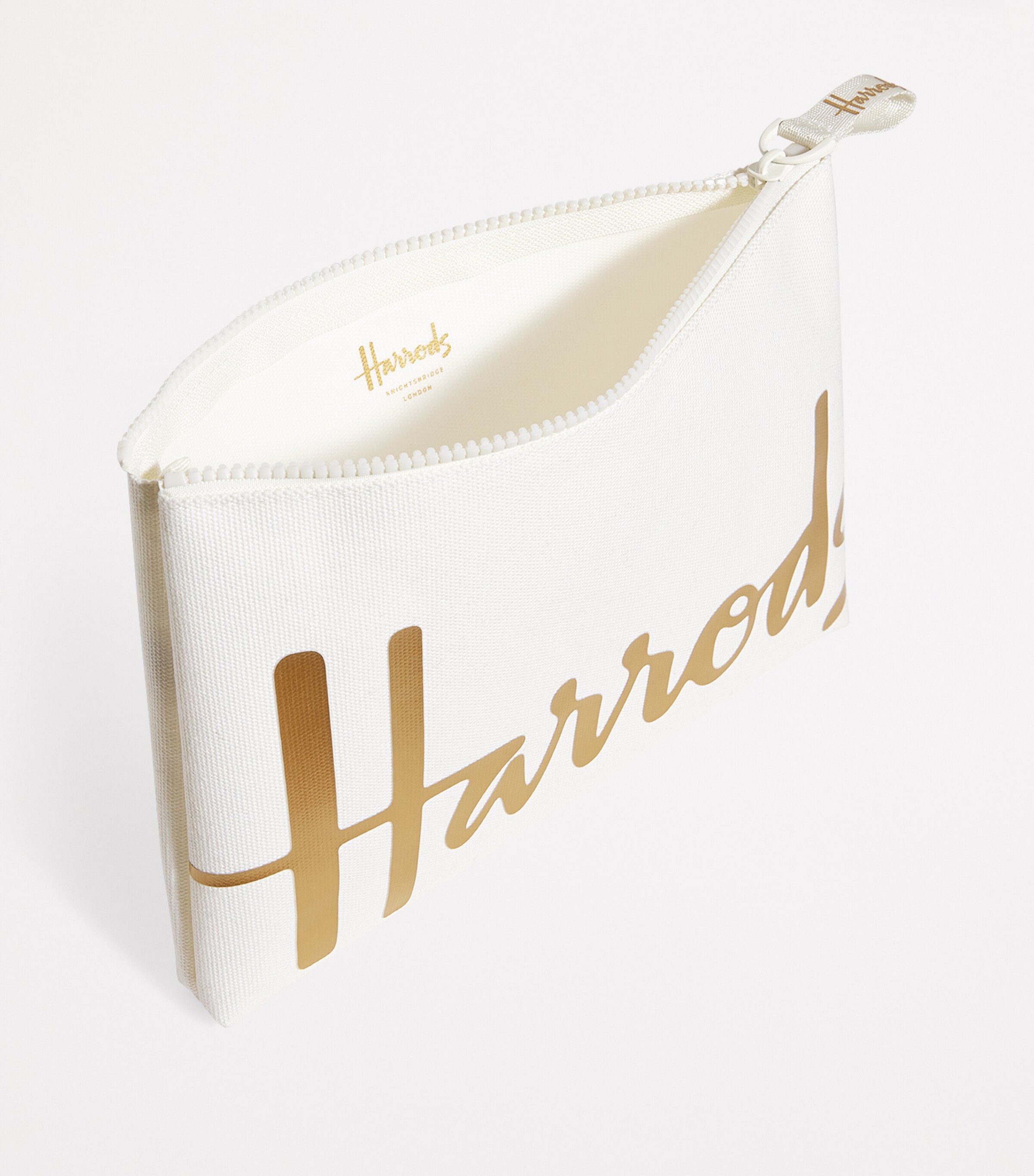 Medium Cotton Logo Pouch IVORY Image 2