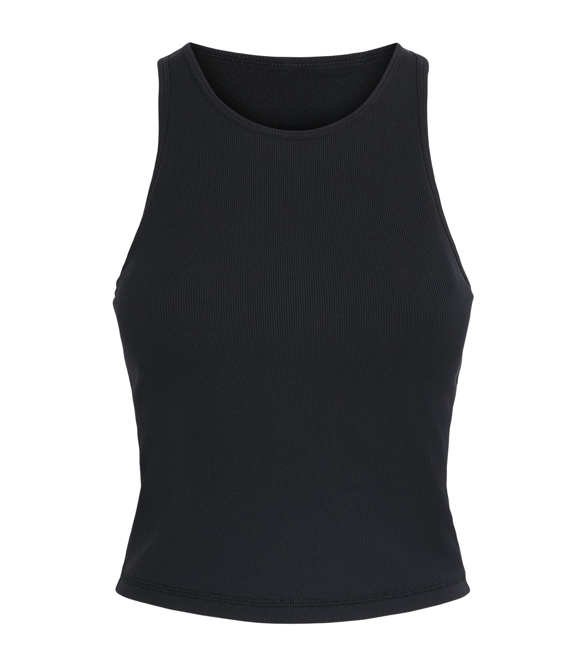 Vuori Stretch-knit Pose Plyo Tank Top In Black
