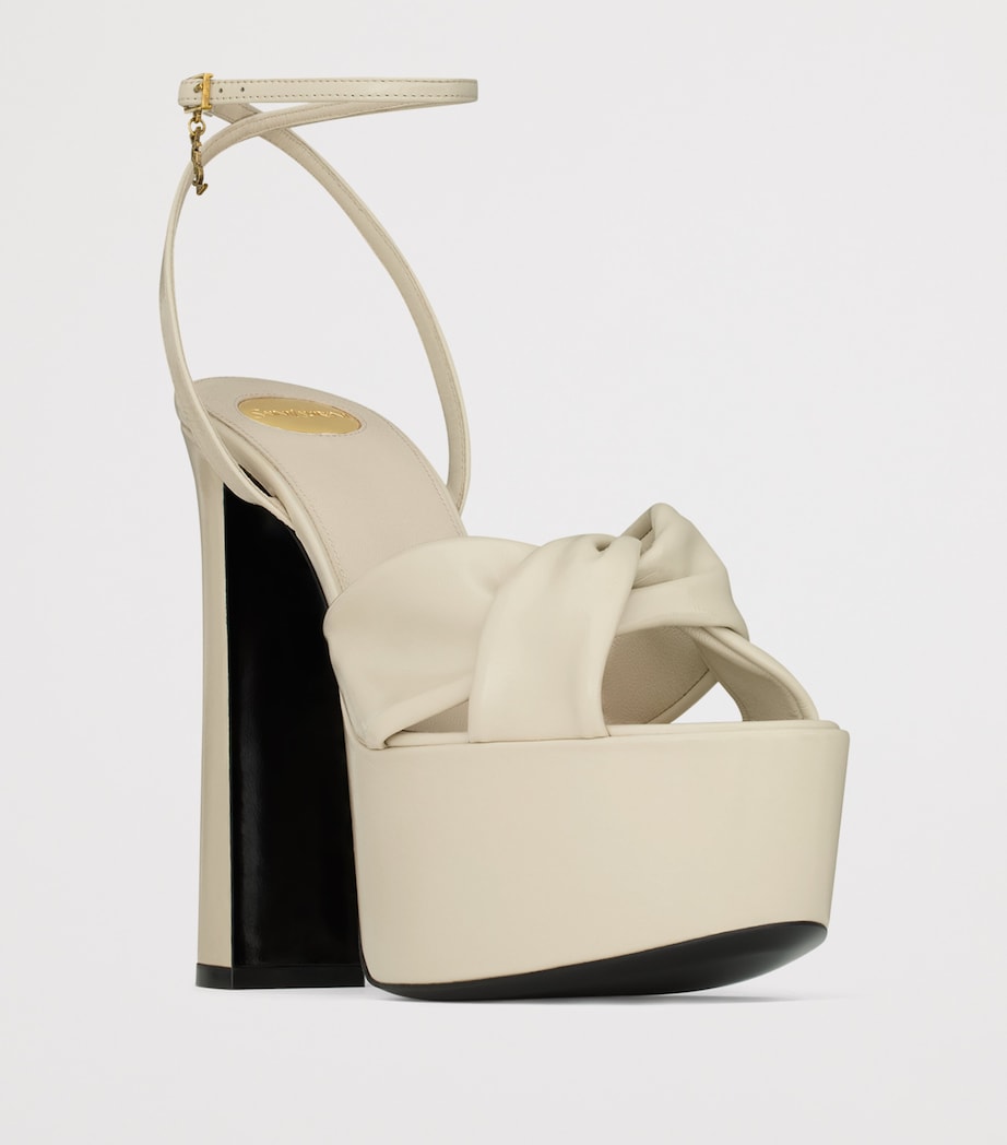 Saint Laurent Leather Franciane Sandals Image 3