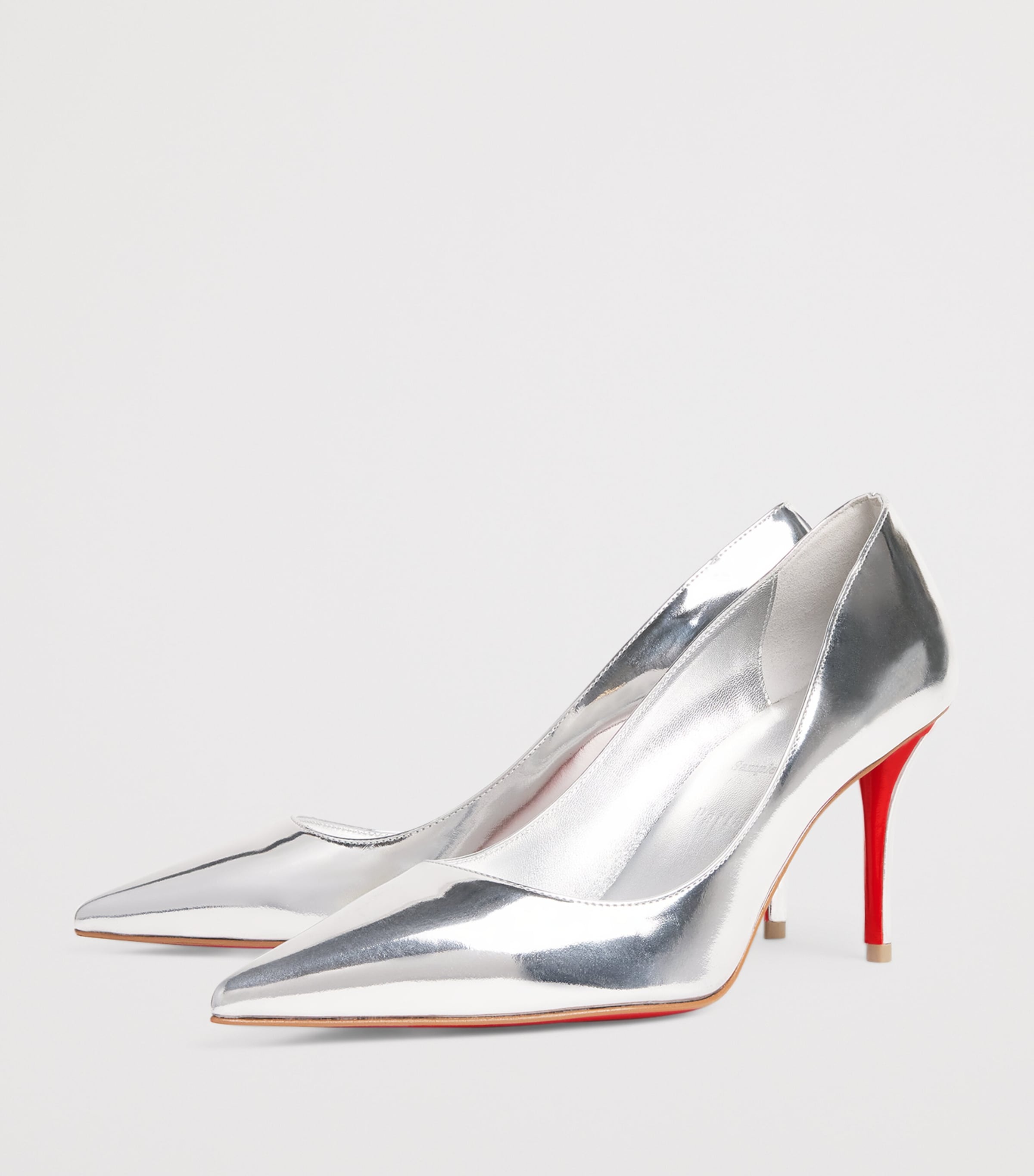 Christian Louboutin Womens Miss Z Patent Leather Pumps  80 Image 3