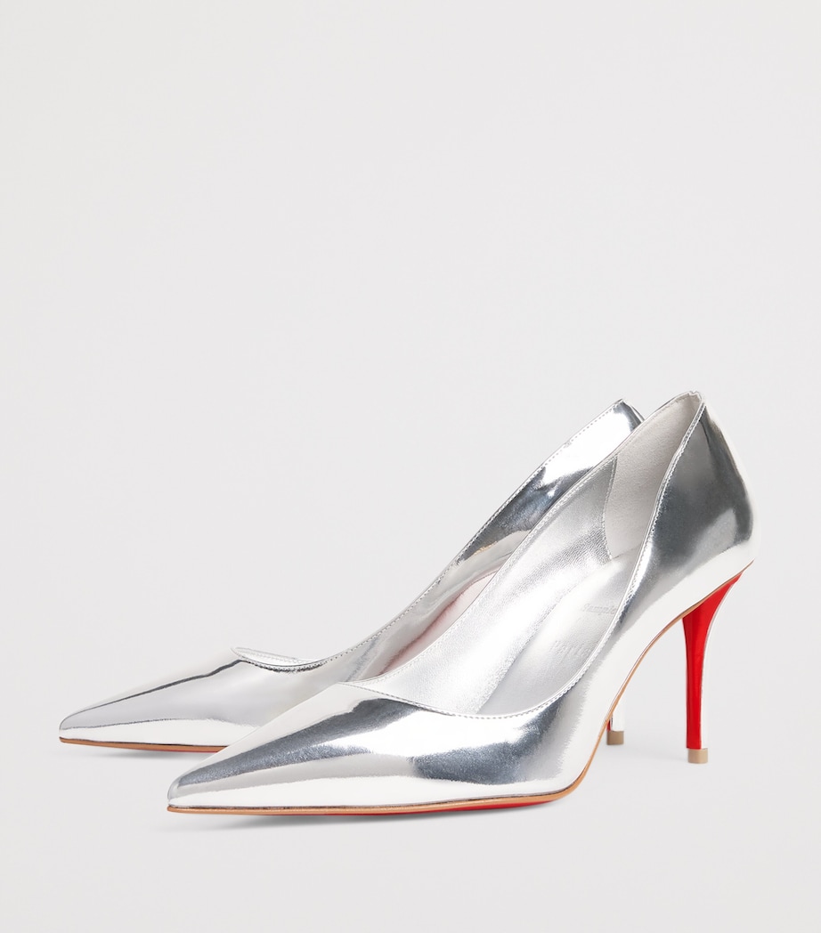 Christian Louboutin Womens Miss Z Patent Leather Pumps 80 Image 3