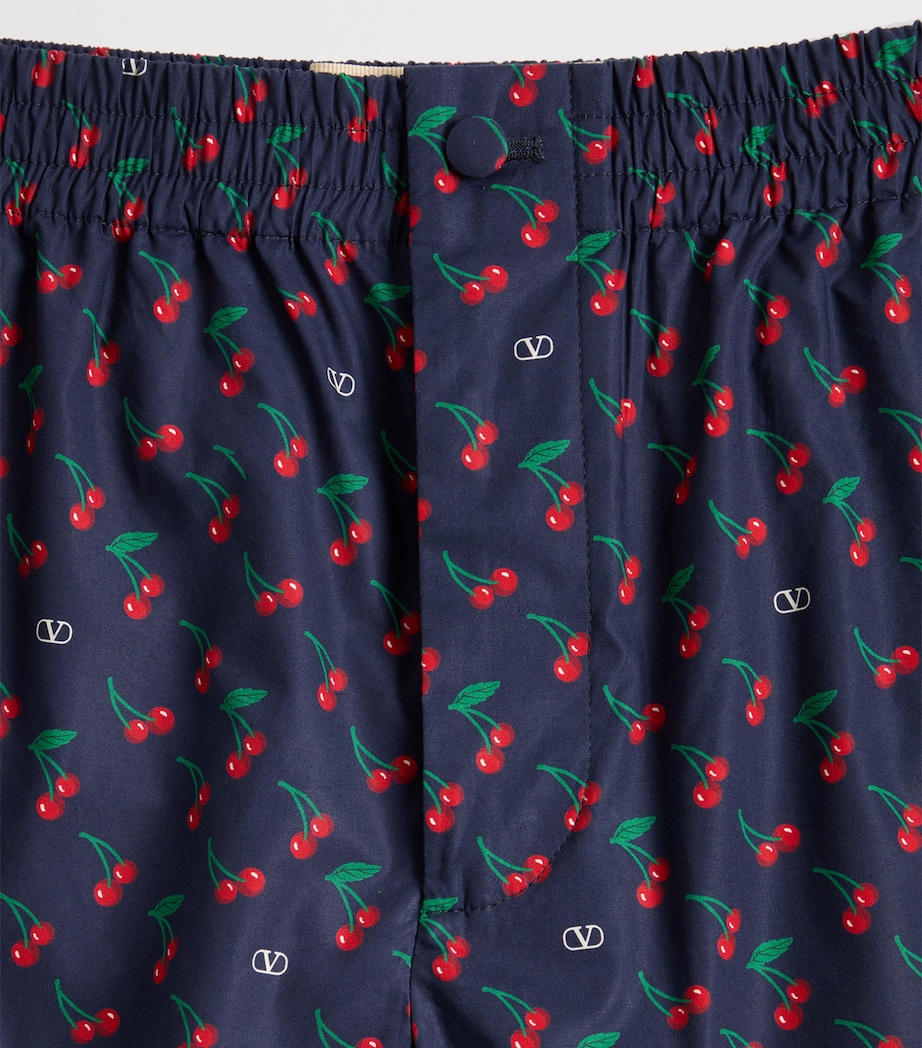 Cotton Cherryfic Print Shorts CZQ Image 3