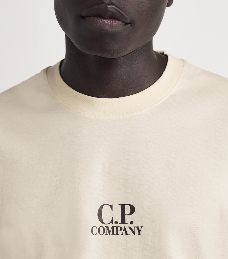 Cotton Logo T-Shirt 402 PISTACHIO SHELL Image 6