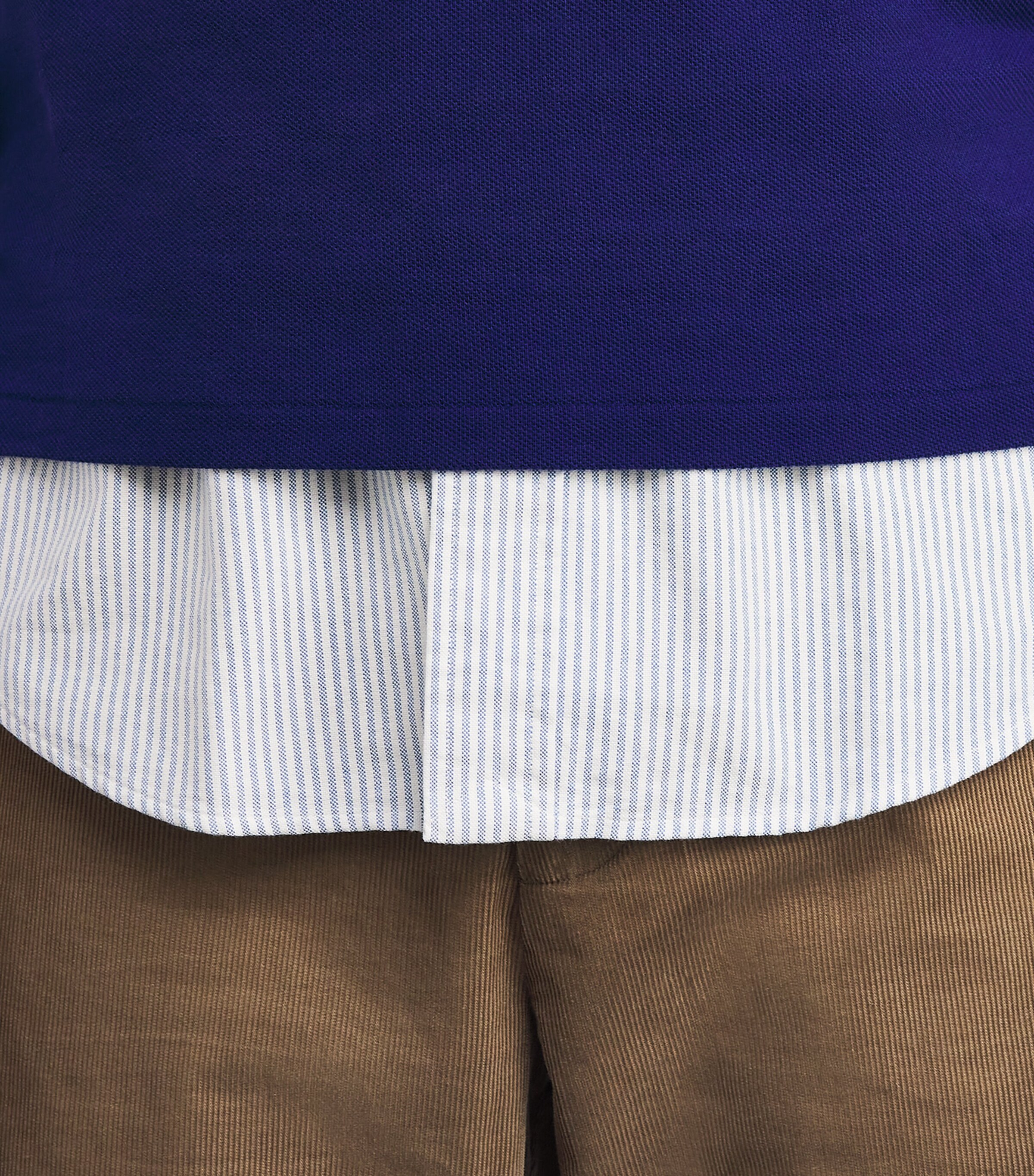 Polo Ralph Lauren Mens Striped Oxford Shirt Blue/white Stripe Image 6