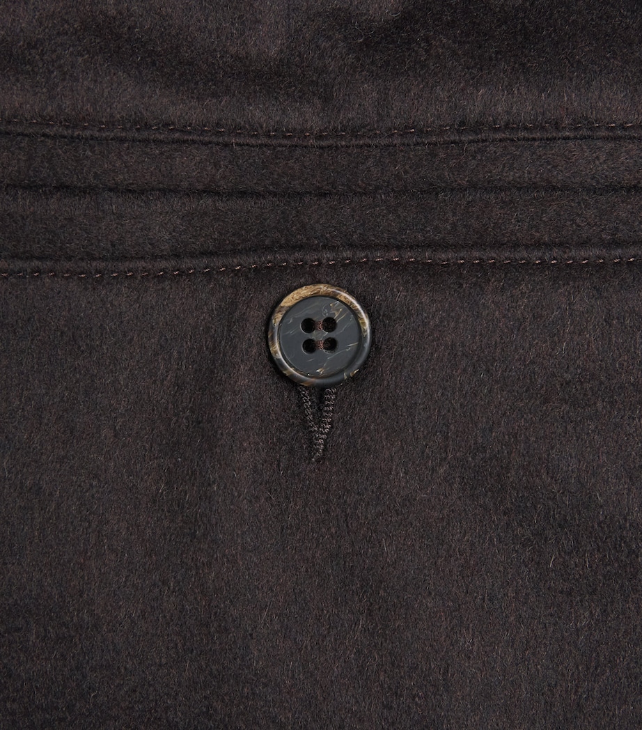 Barena Mens Cashmere Straight Trousers Bruno Image 6