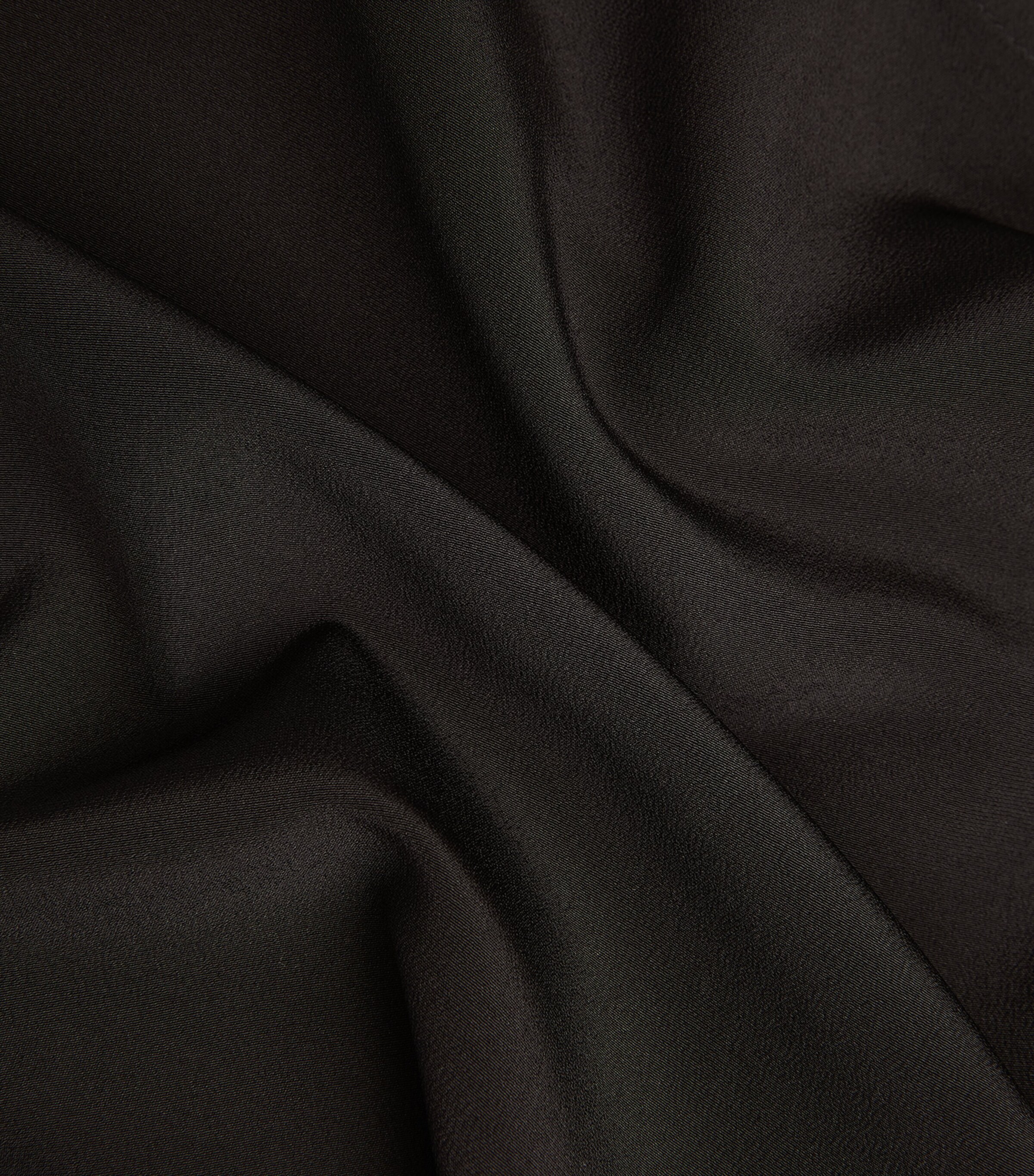 Silk Shell Top BLACK Image 8