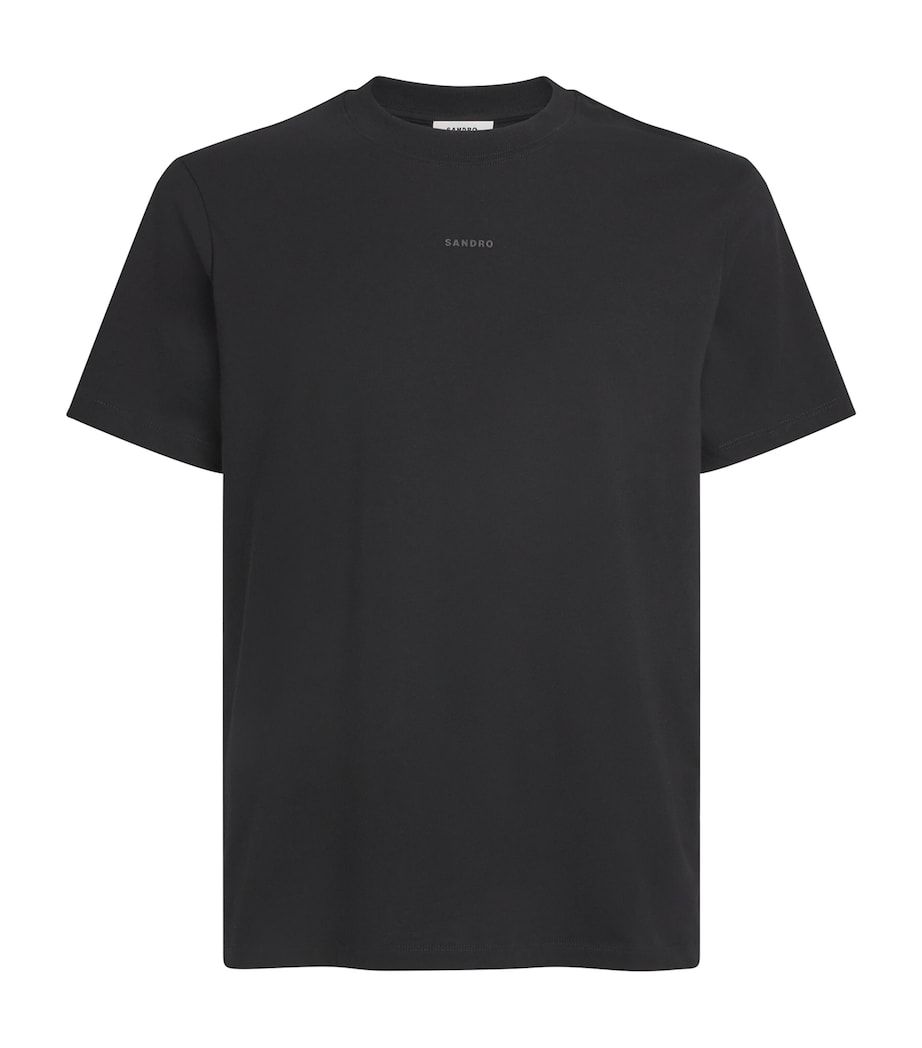 Organic Cotton Logo T-Shirt BLACK Image 1